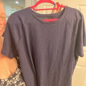 Women’s Navy Short Sleeved Top